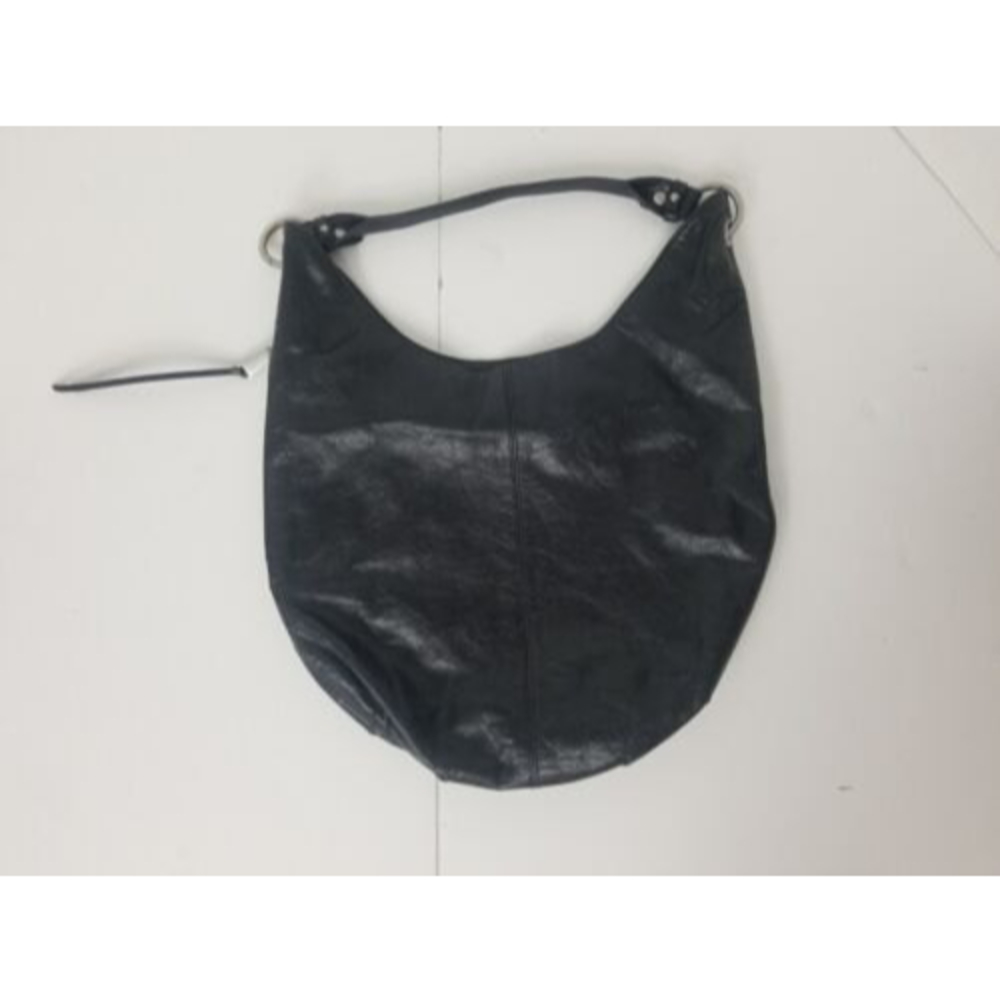 Hobo International Black Leather Shoulder Bag Purse Handbag Deep $350